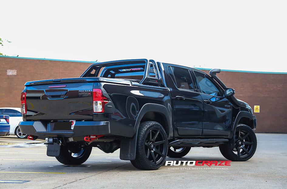 FORD RANGER AVALANCHE MATTE BLACK FRONT MILLED